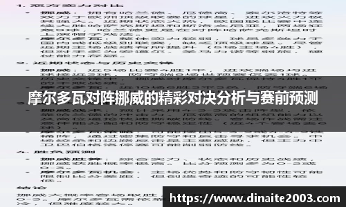 摩尔多瓦对阵挪威的精彩对决分析与赛前预测